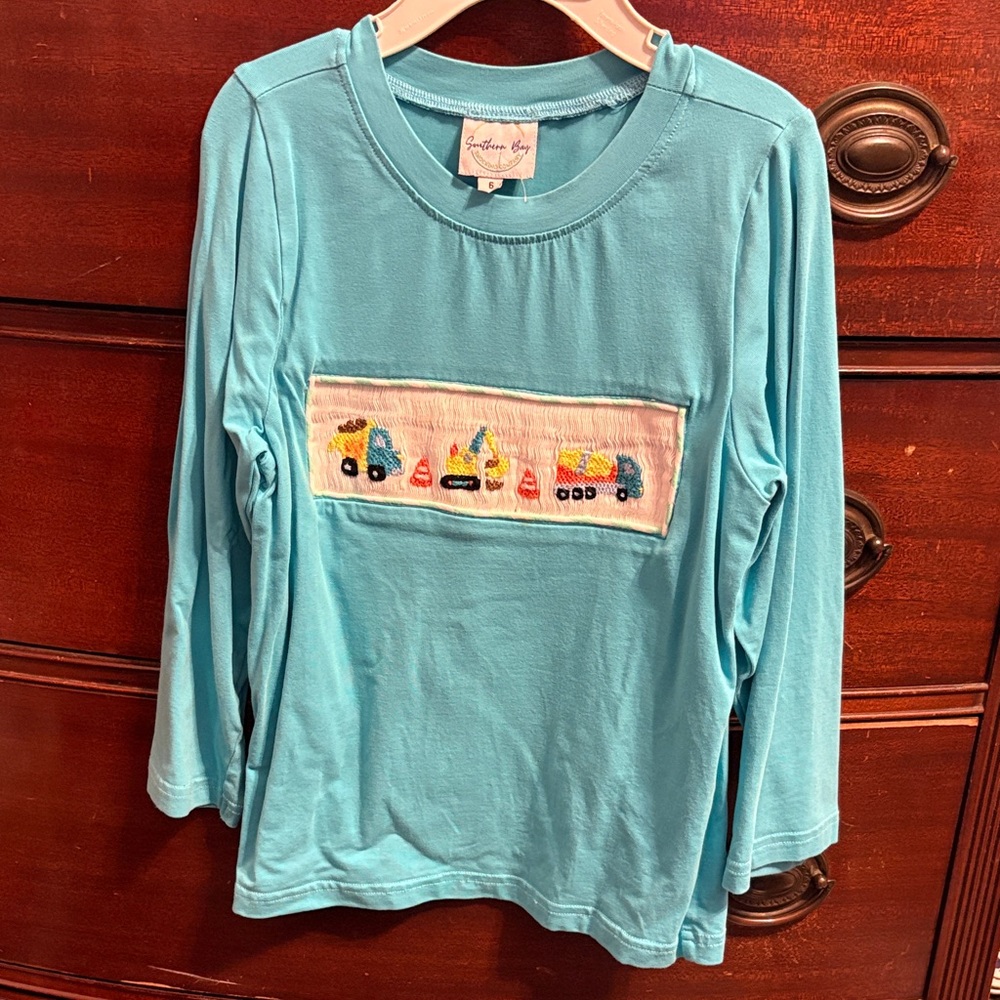 Southern Boy Smocked Construction Shirt